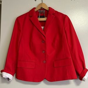 Talbots cotton blazer